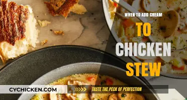 Perfect Timing: Adding Cream to Chicken Stew for Richness and Flavor