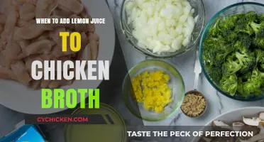 Brighten Your Broth: The Perfect Moment for a Lemon Twist