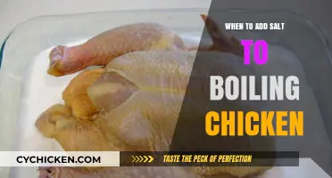 Perfectly Seasoned Chicken: Timing Salt in Boiling Water