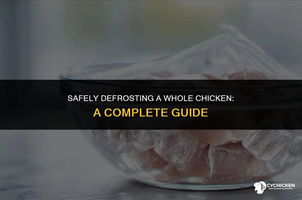 when to defrost whole chicken