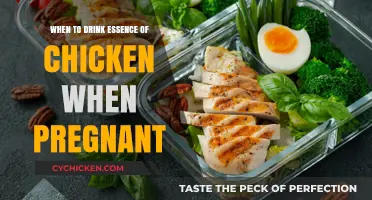 Pregnancy Nutrition: Optimal Timing for Essence of Chicken Consumption
