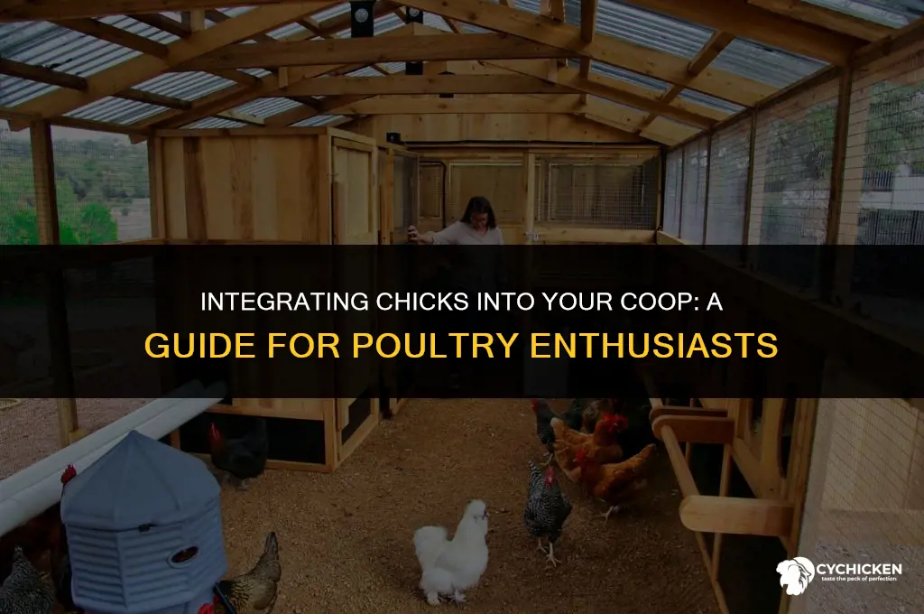 when to introduce chicks into coop