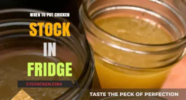 When to Refrigerate Chicken Stock: A Guide to Safe Storage