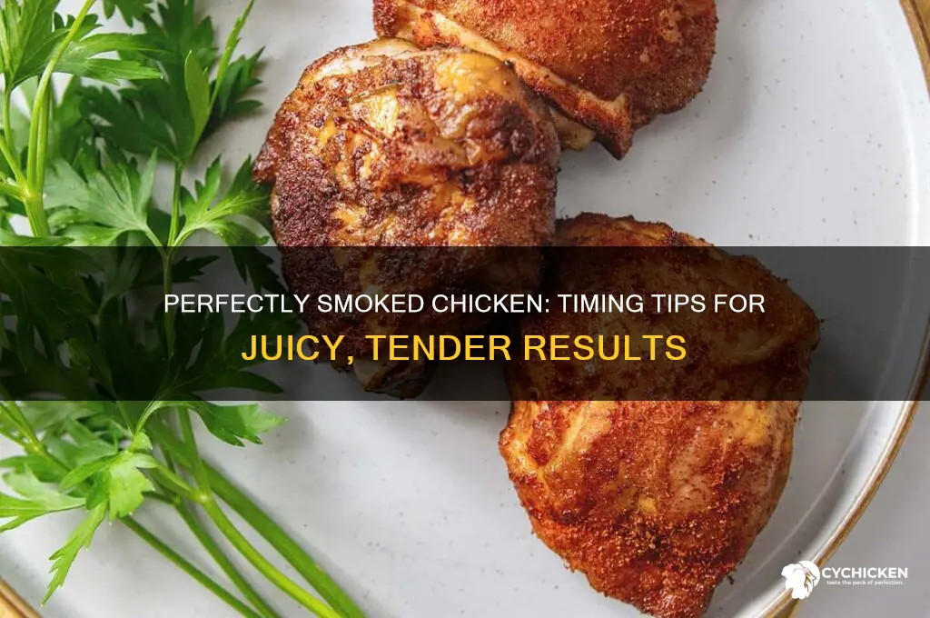 when to take chicken out of smoker