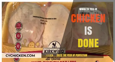 Mastering Perfectly Cooked Chicken: Signs It's Done and Ready