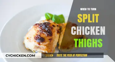 Perfectly Cooked Chicken Thighs: When to Turn Split Thighs for Juiciness