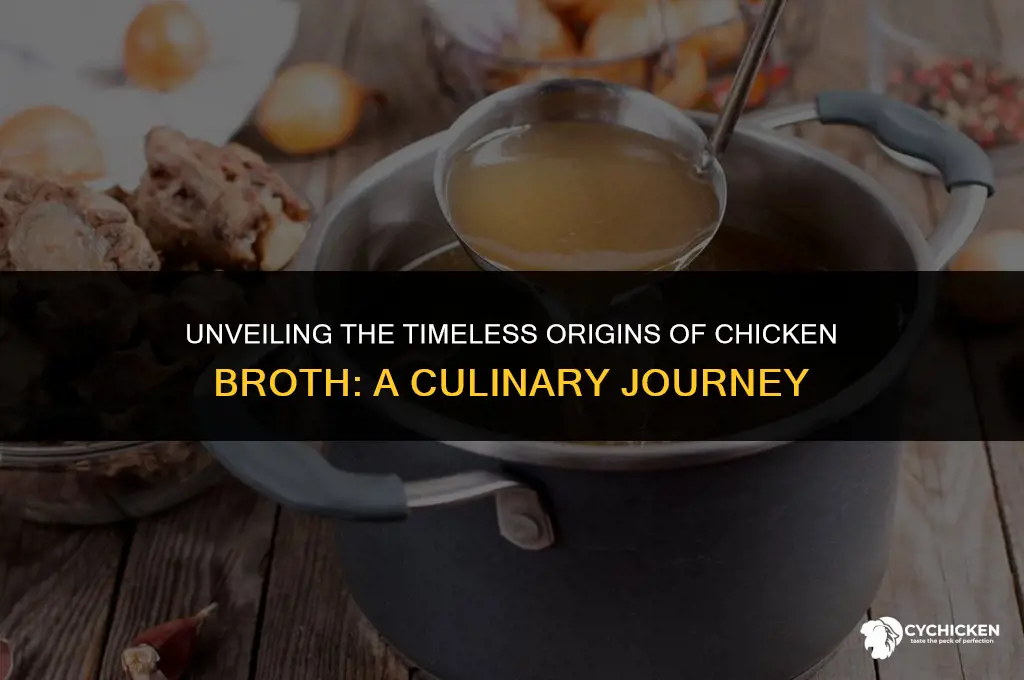 when was chicken broth invented
