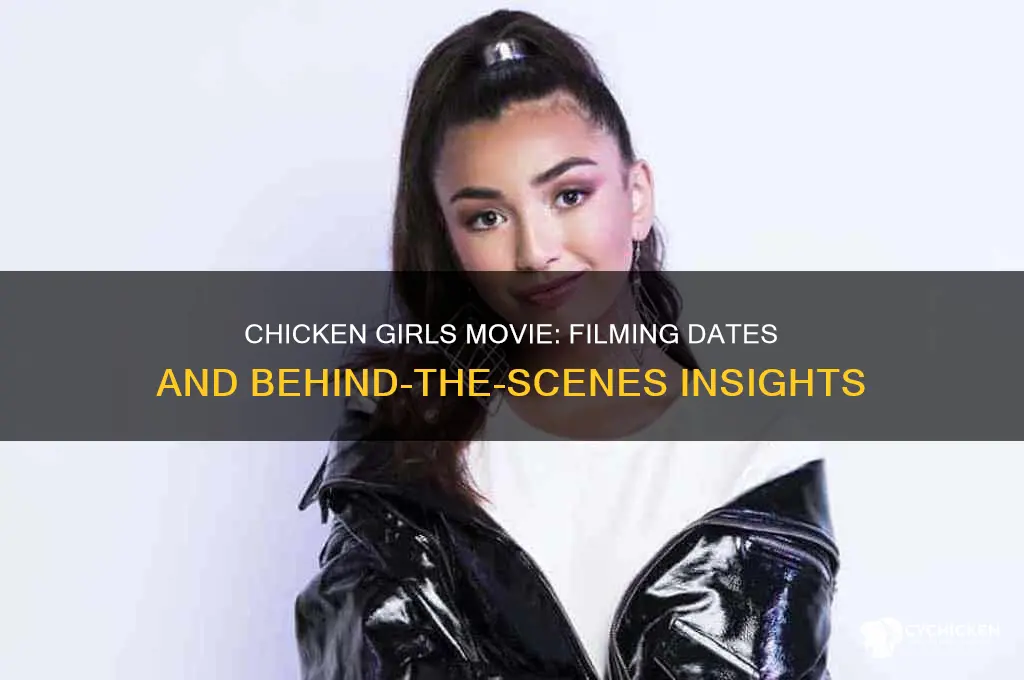 when was chicken girls the movie filmed