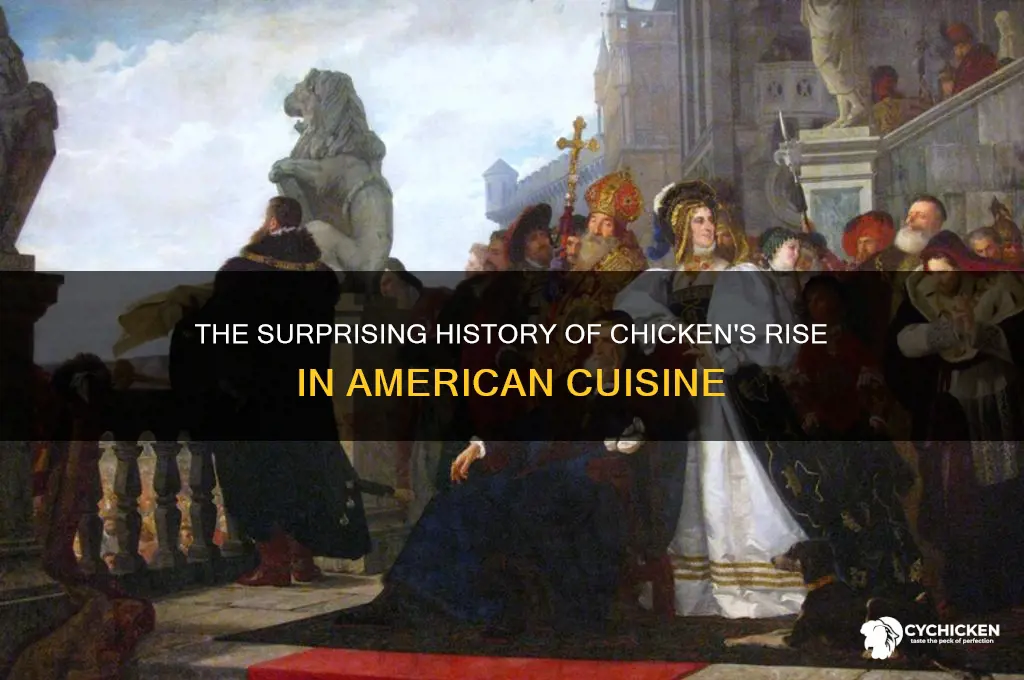 when was chicken invented in the us