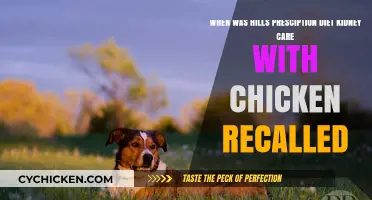 Hills Prescription Diet Kidney Care Recall