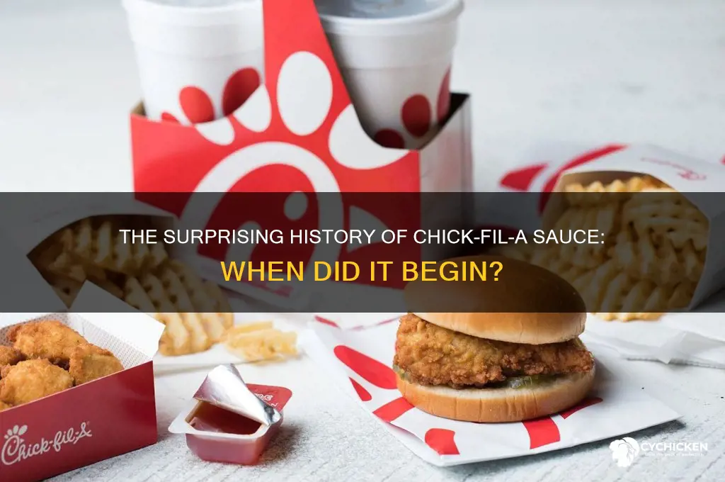 when was no chick fil a sauce