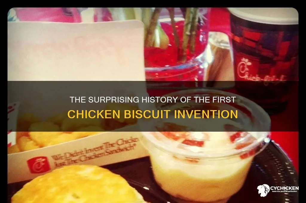 when was the first chicken biscuit invented