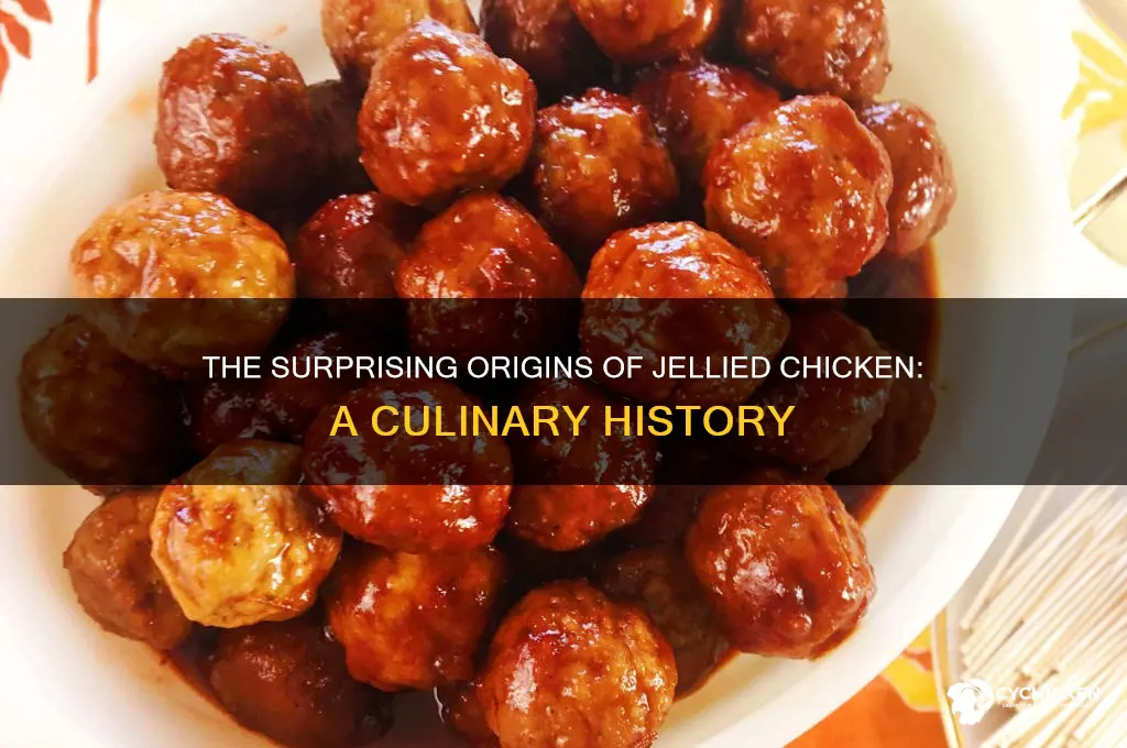 when was the food jellied chicken invented