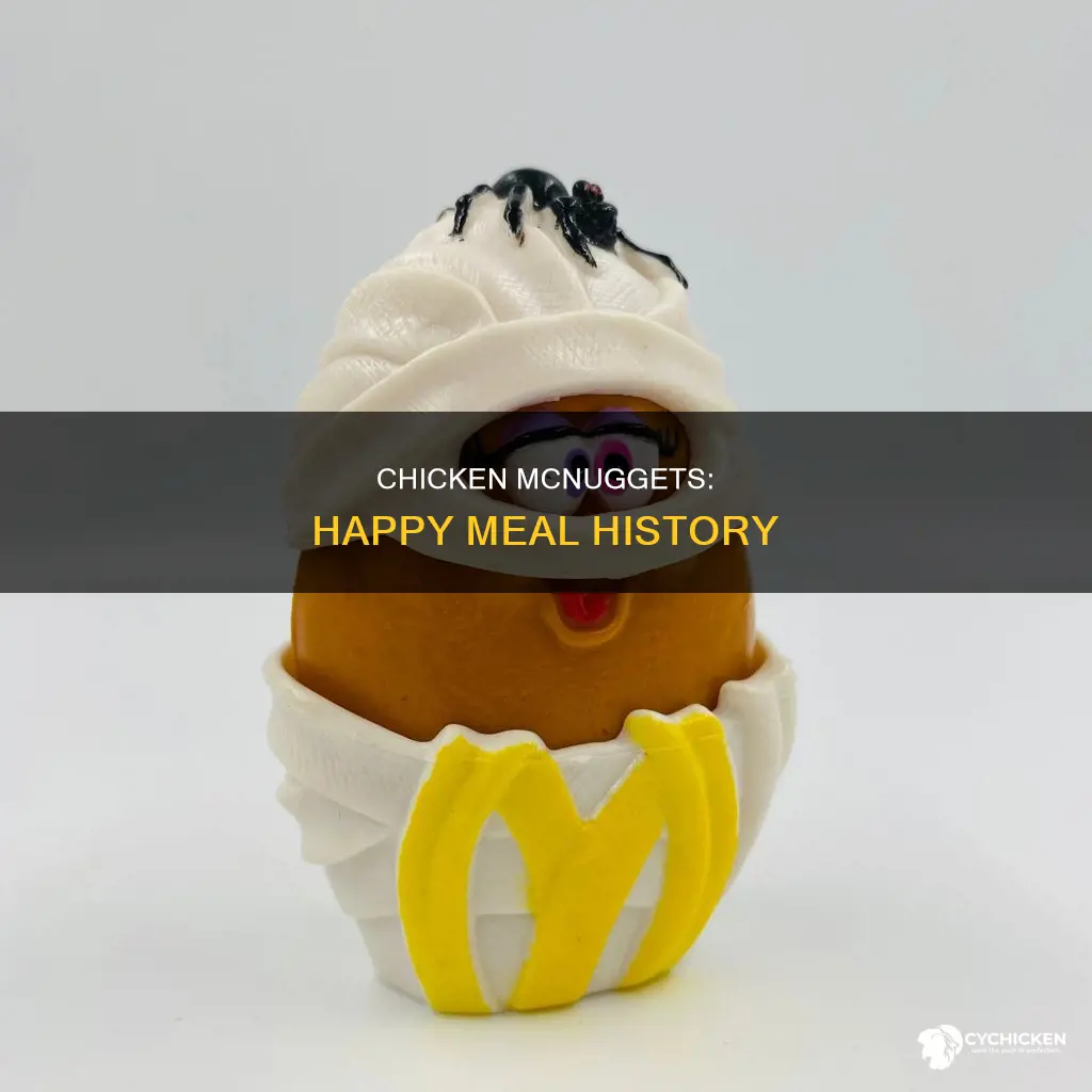 when were chicken mcnuggets added as a happy meal option