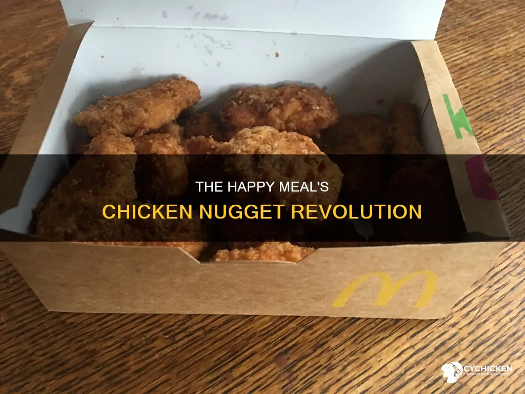when were chicken nuggest added as a happy meal option