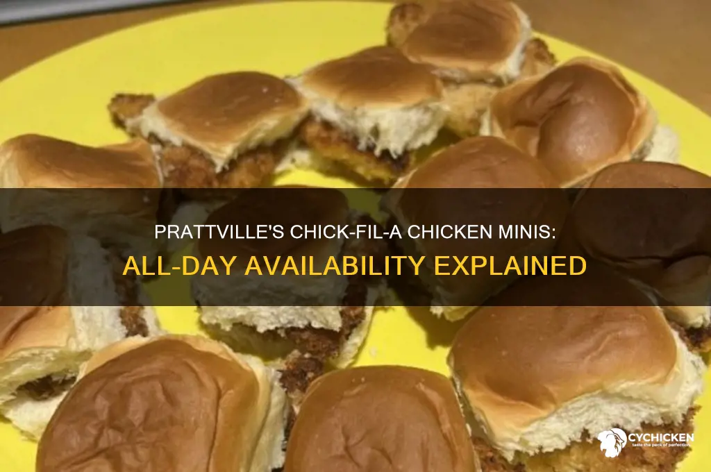 when will chicken minis all day for prattville
