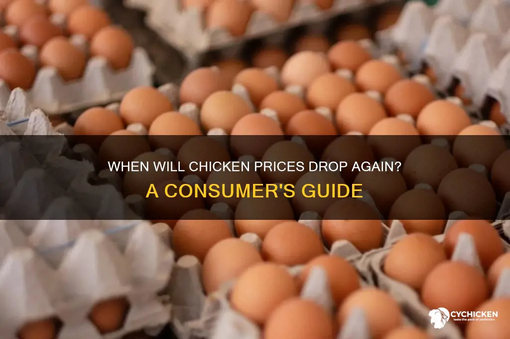 when will chicken prices go back down
