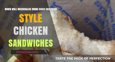 When Will McDonald's Southern Style Chicken Sandwich Return?