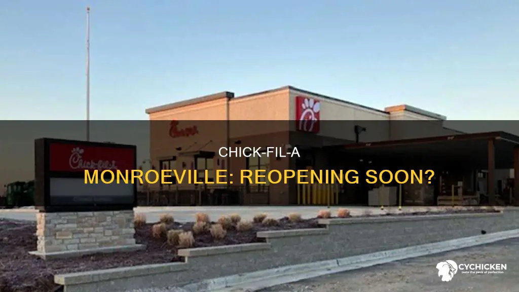 when will monroeville pa chick-filet be open again