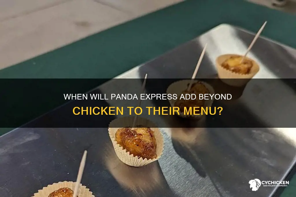 when will panda express have beyond chicken