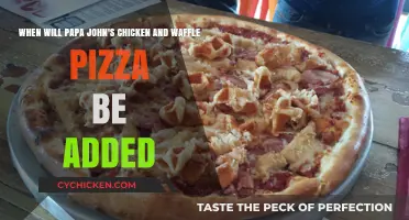 Papa John's Chicken & Waffle Pizza: Launch Date Revealed