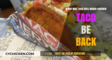 Taco Bell's Naked Chicken Taco: Return Date Revealed?