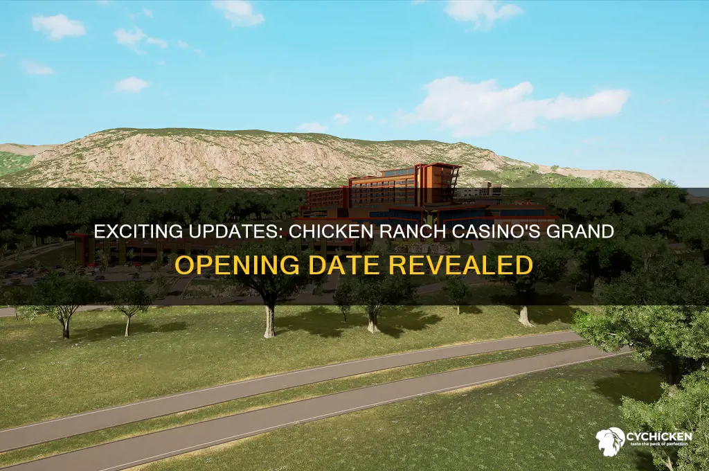 when will the new chicken ranch casino open