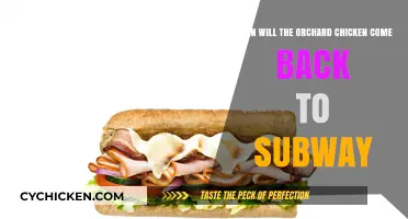 Subway's Orchard Chicken: Return of the Rotisserie?