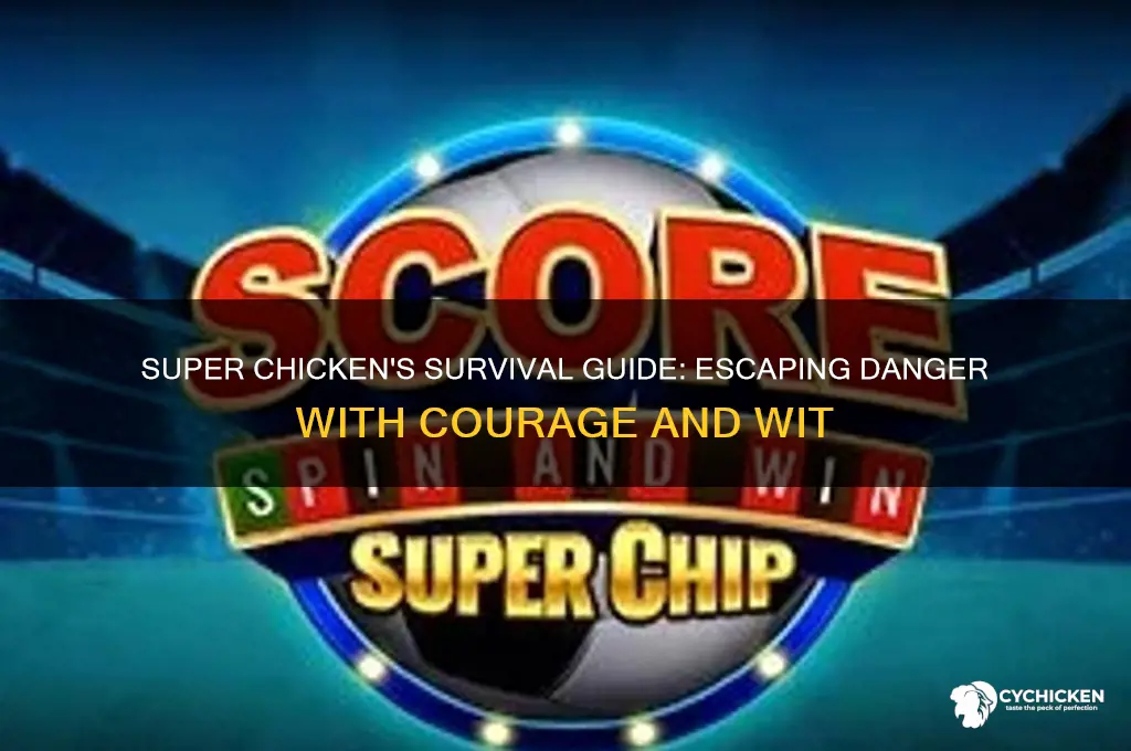 when you find yourself in danger super chicken