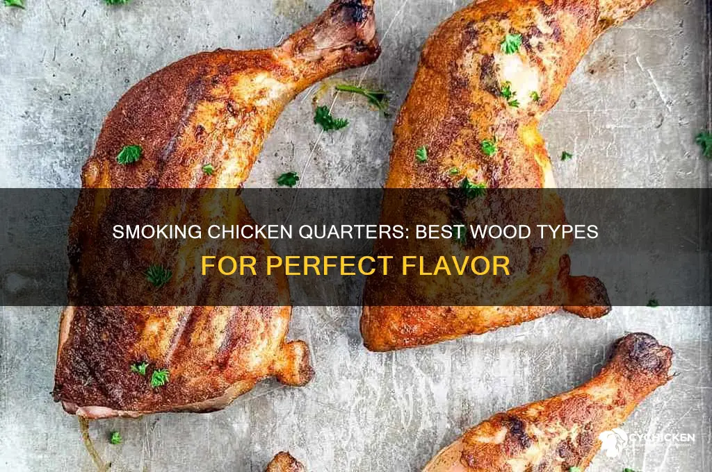 when you smoke chicken quarters what type of