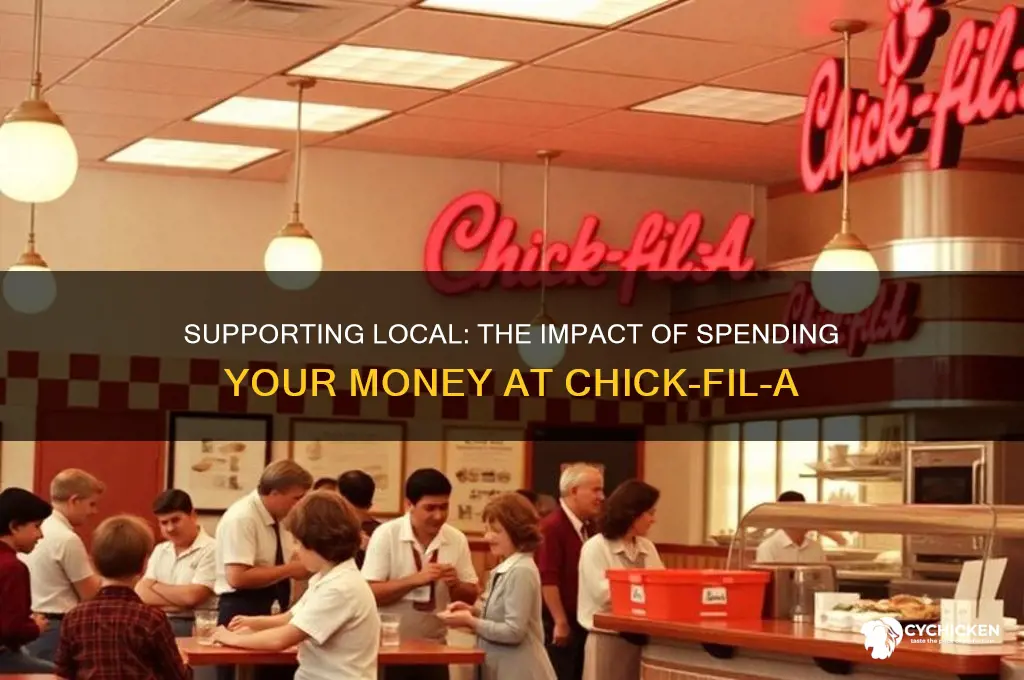 when you spend your money at chick
