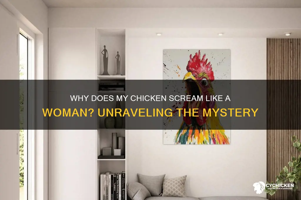 when your chicken screams like a woman