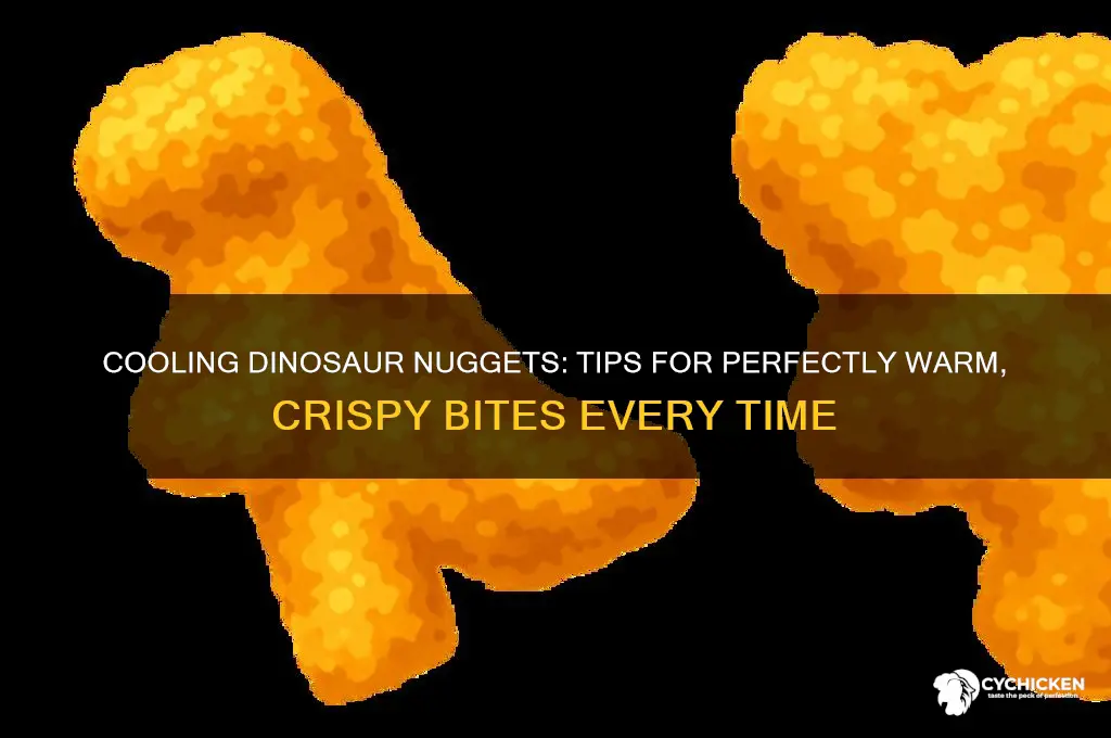when your dinosaur chicken nuggets are cooling down