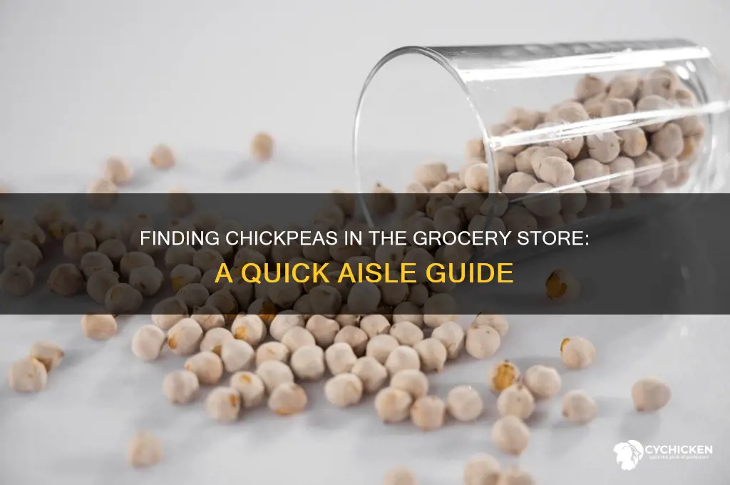 where are chick peas in grocery store