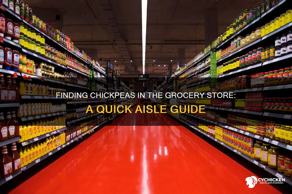 where are chick peas in the grocery store