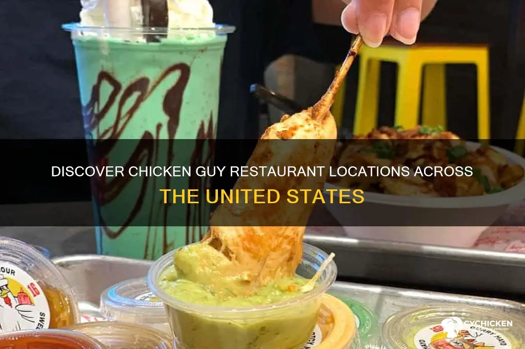 where are chicken guy restaurants located at