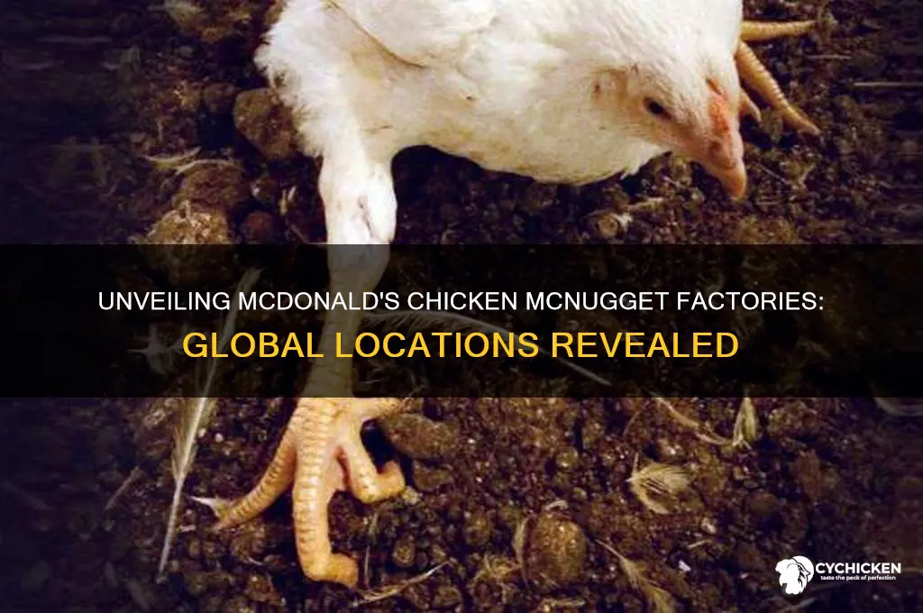 where are mcdonalds chicken nugget factories located