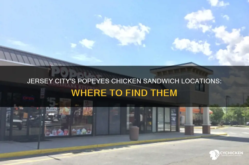 where are popeyes chicken sandwiches available jersey city