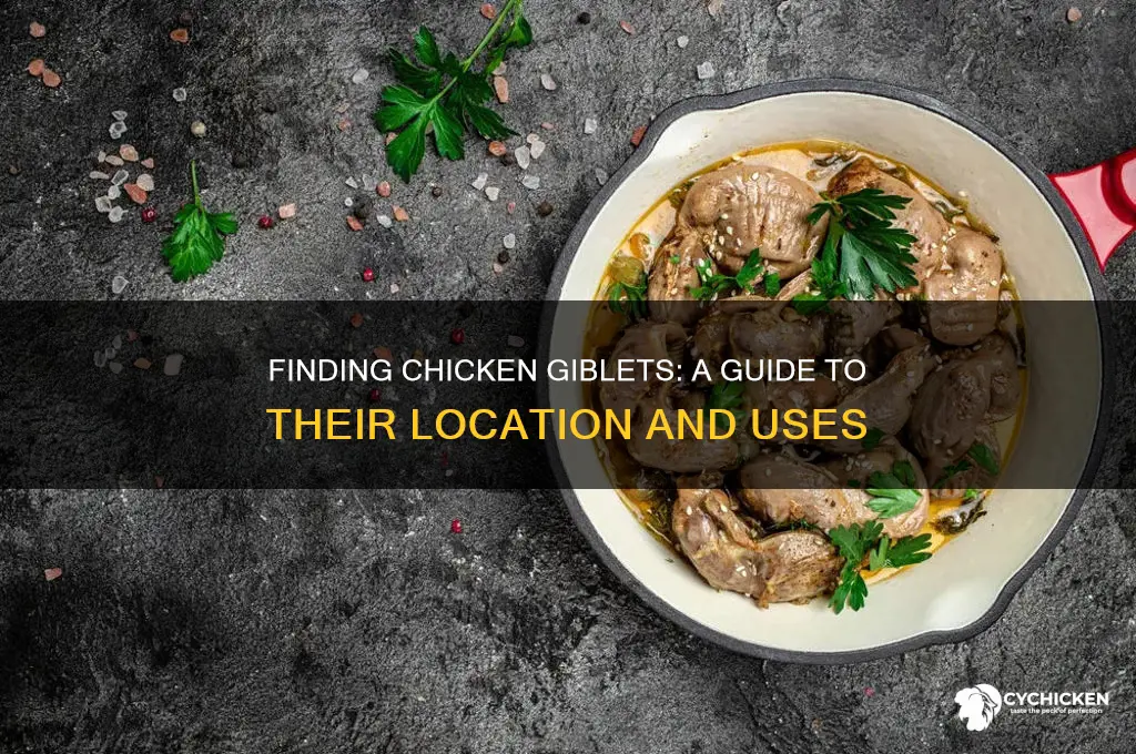 where are the giblets in a chicken