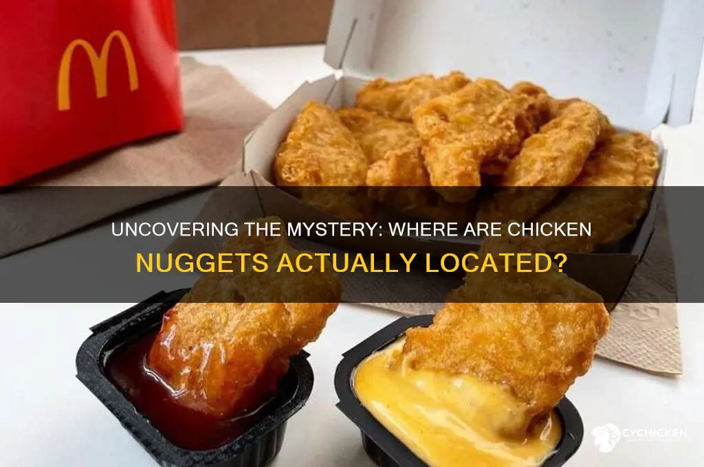where are the nuggets on a chicken