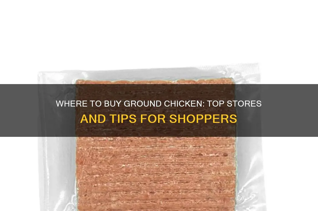 where buy ground chicken