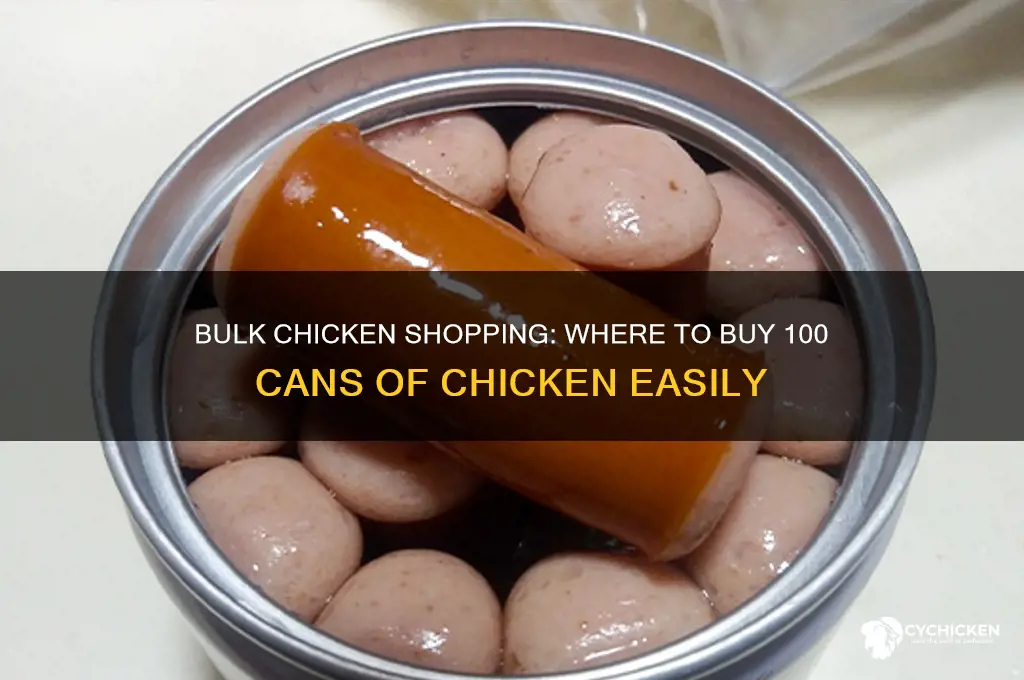 where can i buy 100 cans of chicken