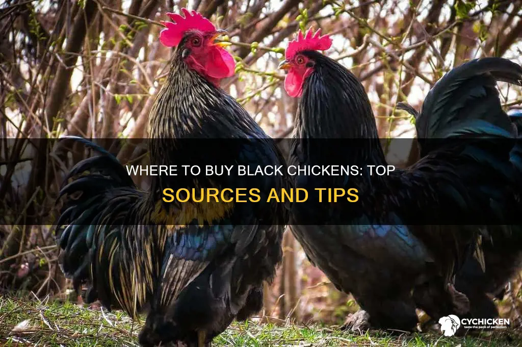 where can i buy a black chicken