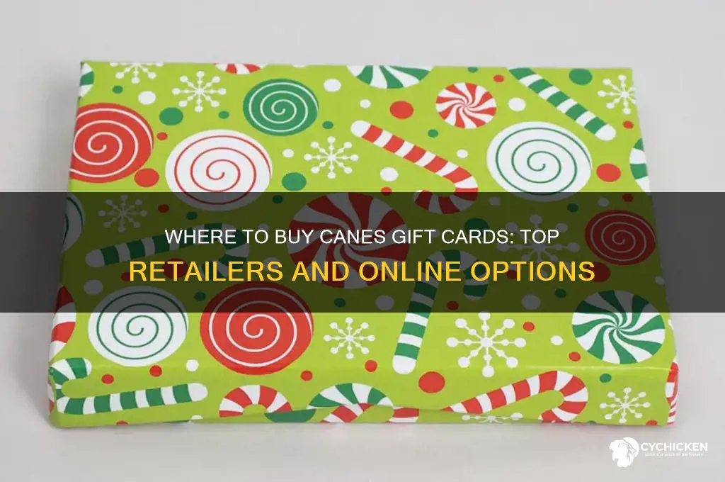 where can i buy a canes gift card