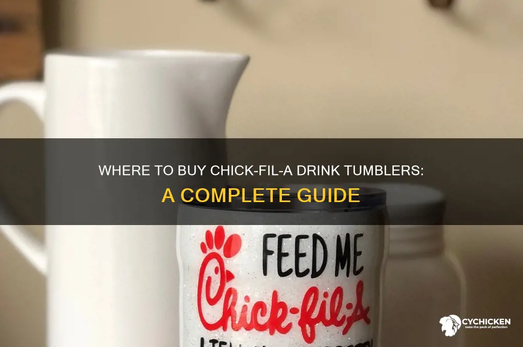 where can i buy a chick fil a drink tumbler