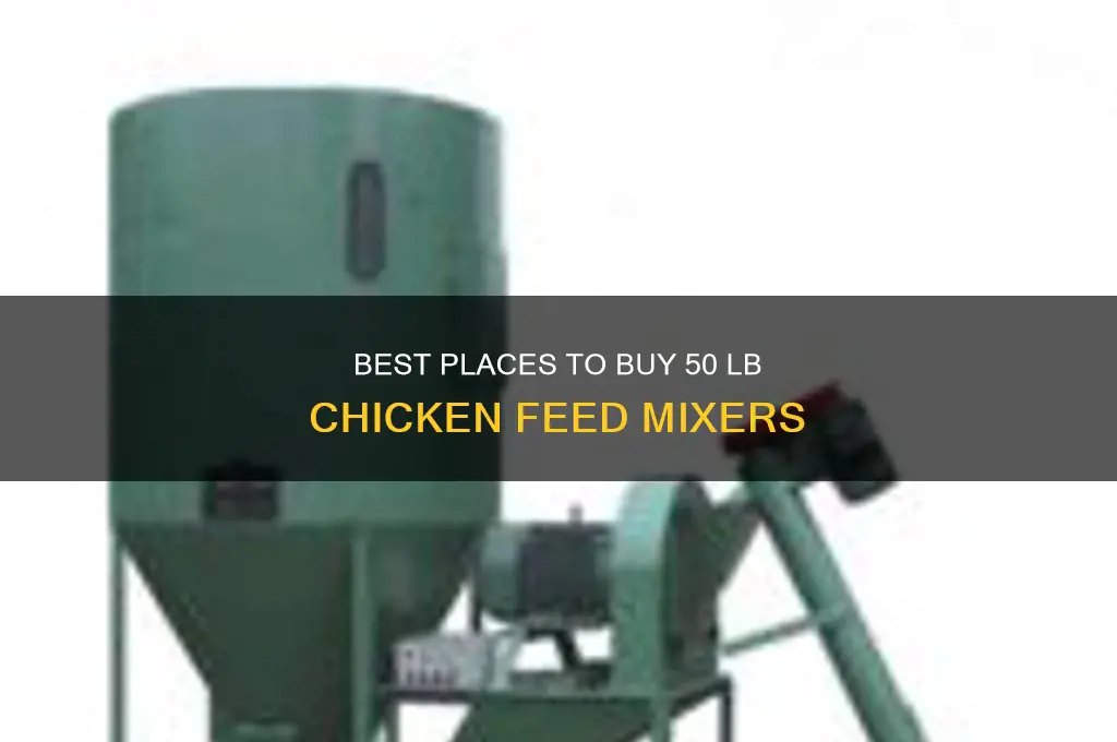 where can i buy a chicken feed 50 lb mixer
