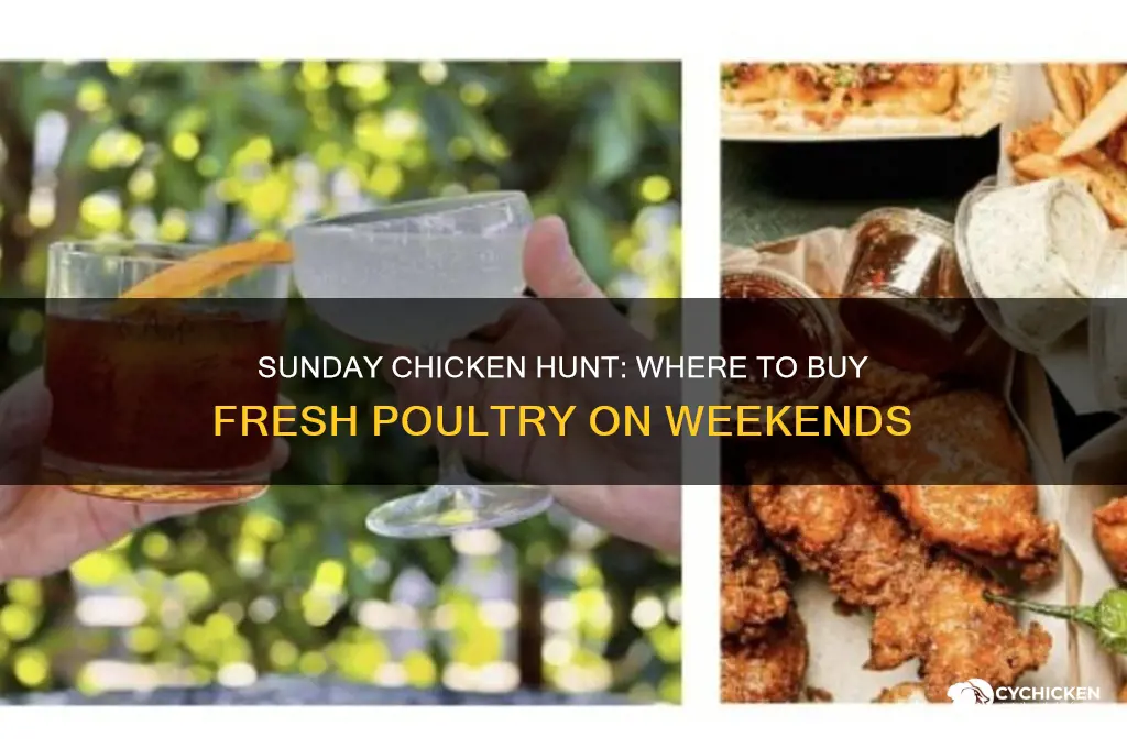 where can i buy a chicken on a sunday