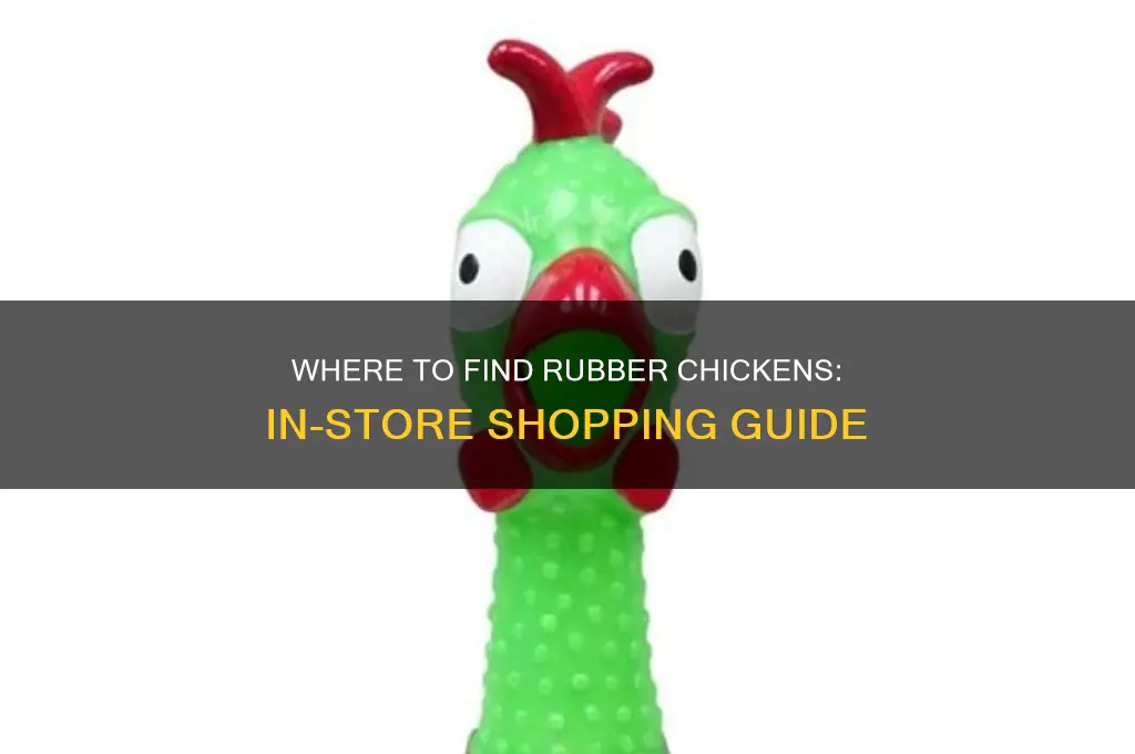 where can i buy a rubber chicken in store
