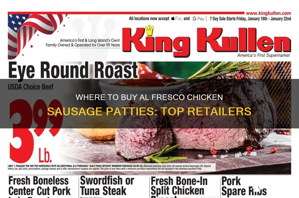 where can i buy al fresco chicken sausage patties