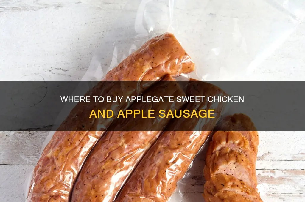 where can i buy applegate sweet chicken and apple sausage